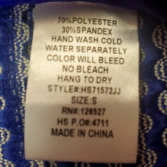 Alythea Navy and White Skirt - Picture 2 of 6